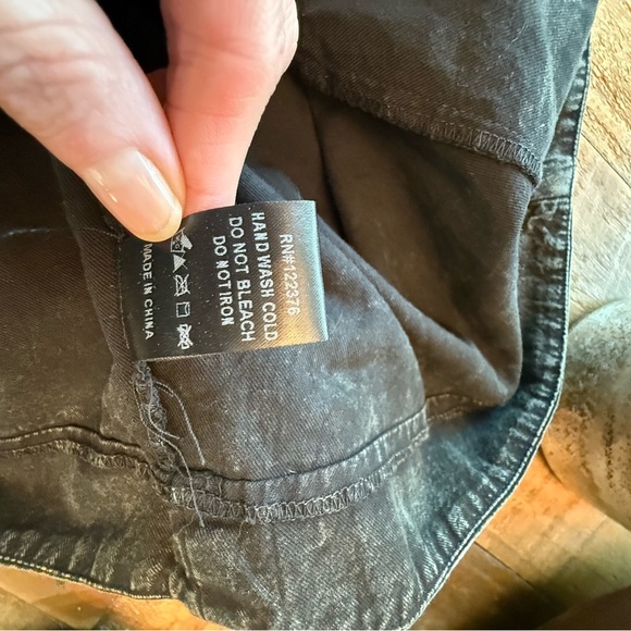 Mustard Seed Black Denim Dress - Picture 6 of 6